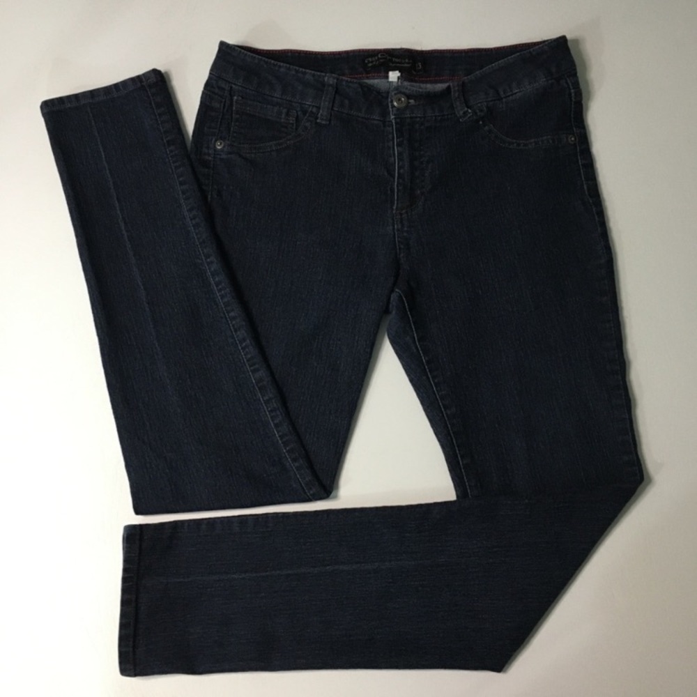 Dark Blue Denim Skinny Jeans
